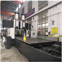 數(shù)控龍門(mén)銑床雙(shuang)銑頭雙(shuāng)加工